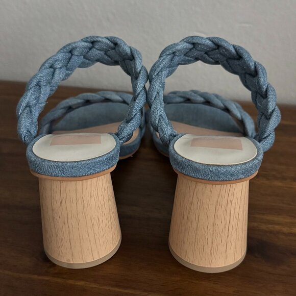 Dolce Vita - Paily Slide Sandal in Denim - Picture 6 of 8